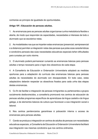 Borrador Decreto Nee