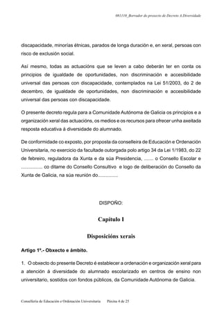 Borrador Decreto Nee