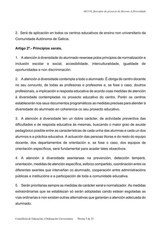 Borrador Decreto Nee