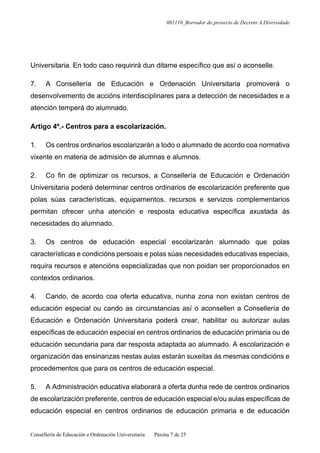 Borrador Decreto Nee