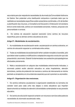 Borrador Decreto Nee