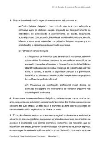 Borrador Decreto Nee