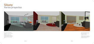 Sikany
Varios proyectos




Estos renders forman parte del                              Éstas son tres propuestas distintas
trabajo que he realizado durante las                        para un mismo espacio.
prácticas.                                                  El proyecto consistia en la reforma
Hasta ahora he estado en dos                                completa de la vivienda.
estudios diferentes en los que he
trabajado en las distintas fases de los                     Trabajé en este proyecto durante el
proyectos. Éstos son un ejemplo de                          periodo en prácticas que realizé en el
los proyectos en los que he partici-                        estudio de interiorismo SIKANY, en
pado.                                                       Hospitalet de Llobregat.




                                          PAG.79   PAG.80
 
