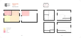 a    b


                    Vivienda
                    125m 3                 c

                                           d
                                                         c’

                                                         d’

                    Distribución               a’   b’




                                                              a-a’           c-c’




RECIBIDOR/ESTUDIO

SALÓN/COMEDOR

COCINA

BAÑO

HABITACIÓN                                                    b-b’           d-d’




                                   PAG.7                             PAG.8
 