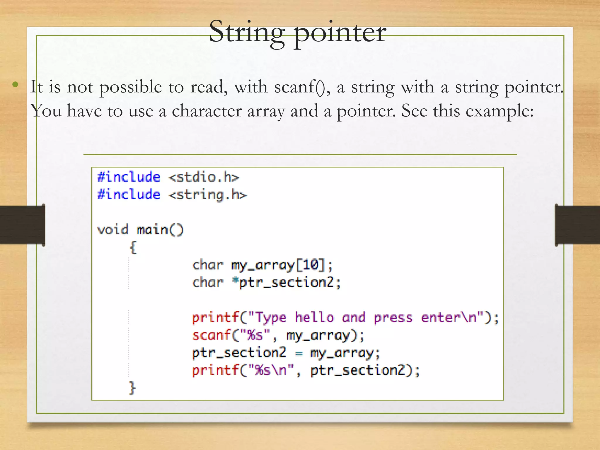 C - String ppt | PPTX