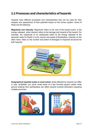 Hazard Intensity Example Basic Resilience Study Guide and Disaster Risk Management | PDF