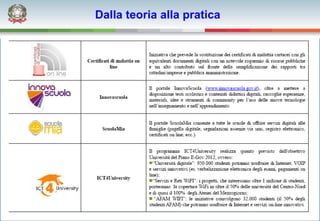 Dalla teoria alla pratica
 