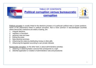 Bortoletti, what is corruption?, commissione europea, ipa zagabria 21   23 novembre 2011