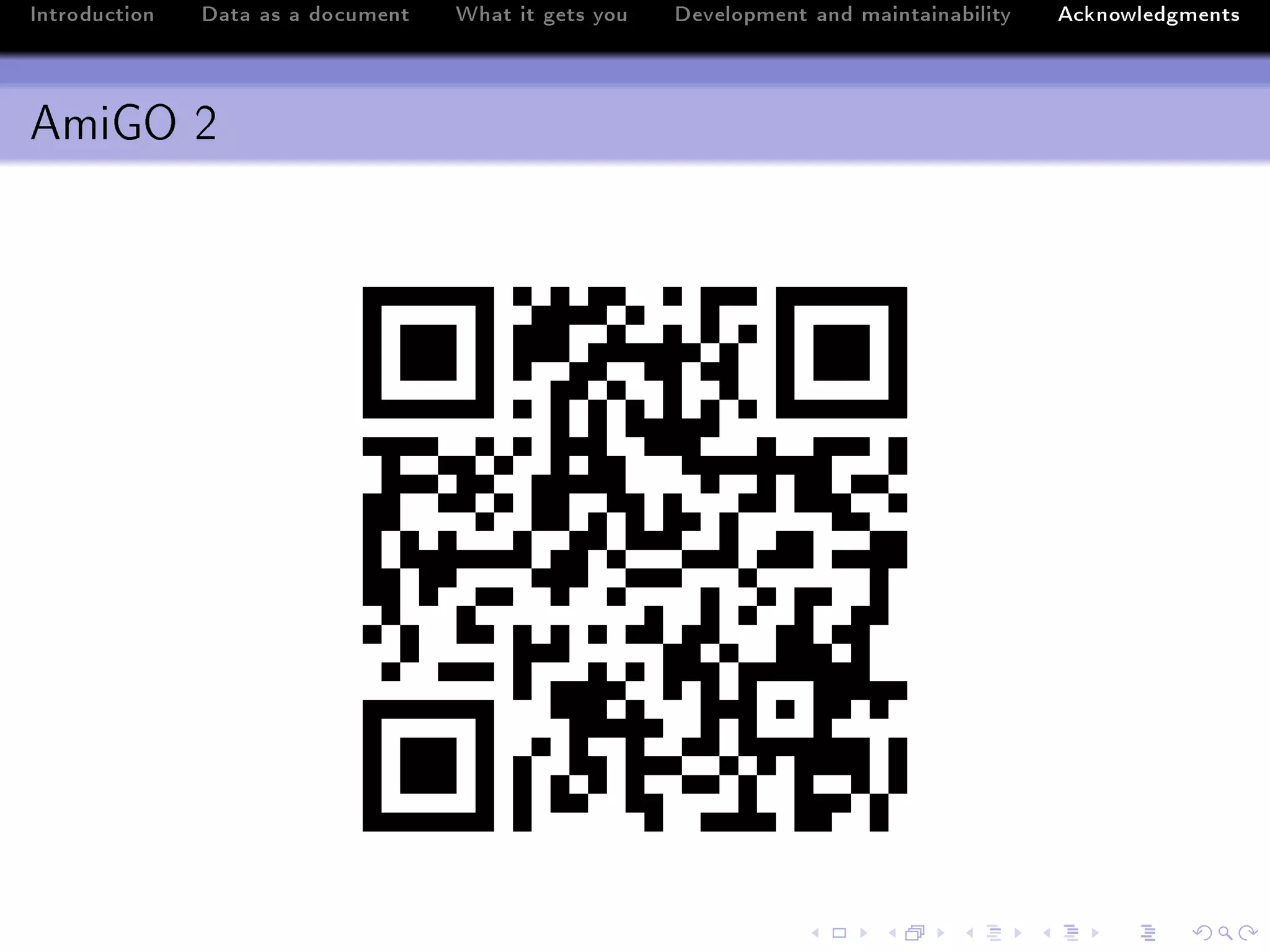 Introduction   Data as a document   What it gets you   Development and maintainability   Acknowledgments



AmiGO 2
 