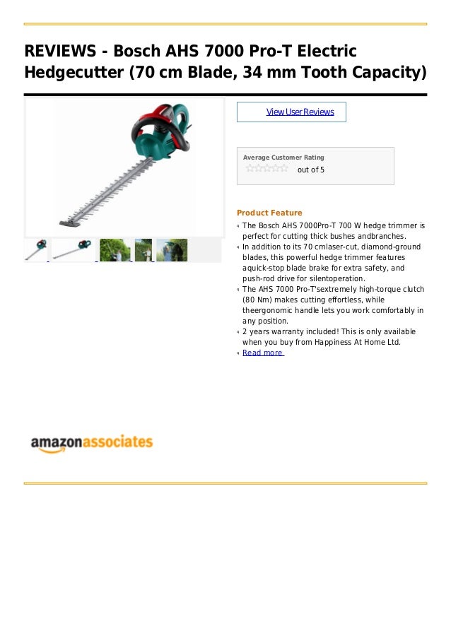 bosch 70cm hedge trimmer
