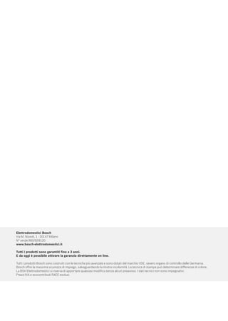 Bosch Catalogo Incasso 2009