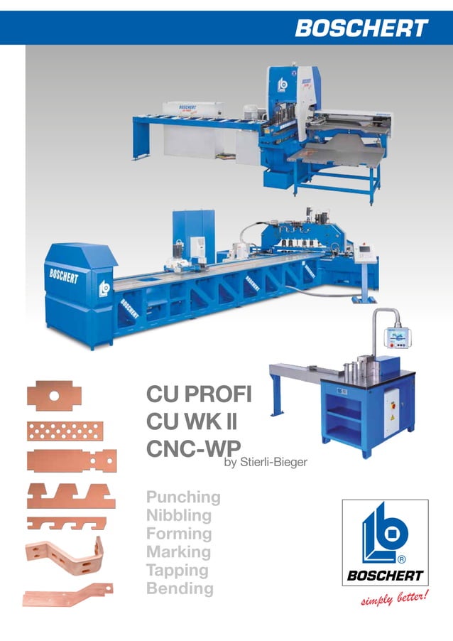 Boschert punzonadoras y dobladoras stierli para barras de cobre PDF