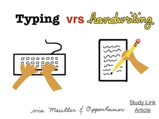 Typing vrs
Article
Study Link
 
