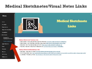 Medical Sketchnotes/Visual Notes Links
 