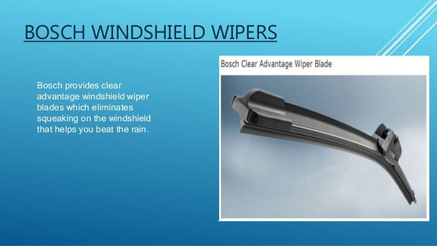 Bosch Windshield Wipers