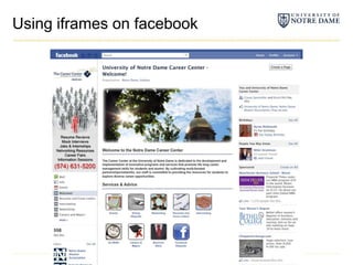 Using iframes on facebook