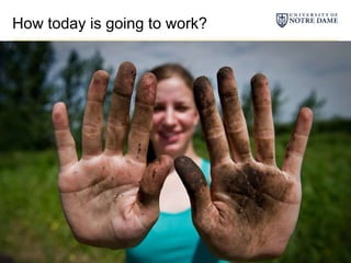 How today is going to work?