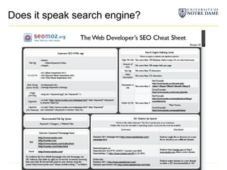 Does it speak search engine?