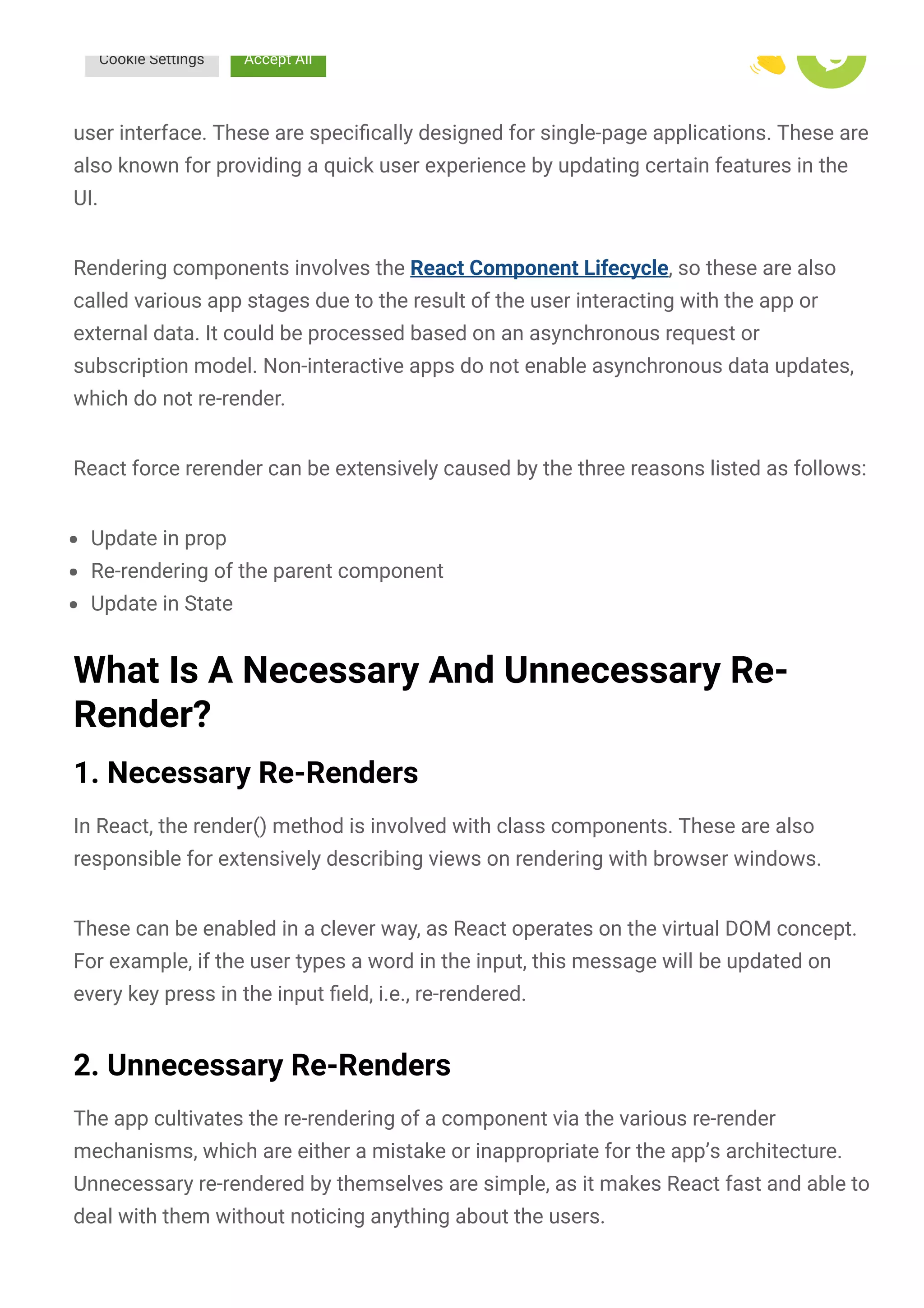 Everything to Know About React Re-Rendering: A Comprehensive Guide | PDF