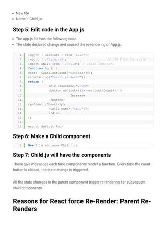 Everything to Know About React Re-Rendering: A Comprehensive Guide | PDF