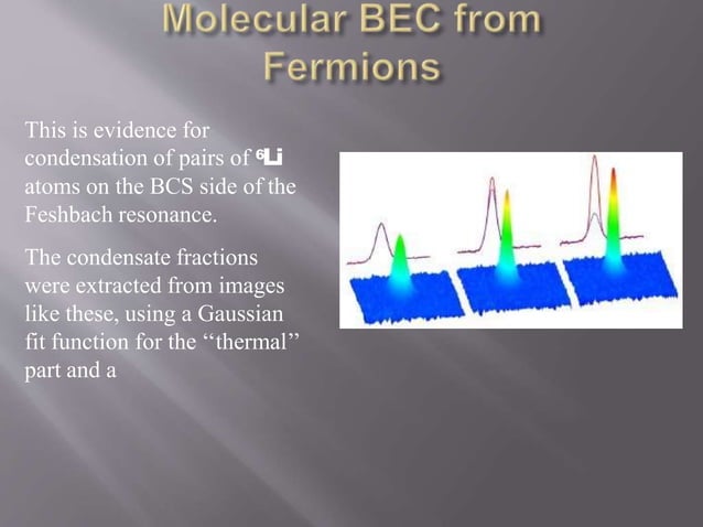 Bose einstein condensation | PPTX
