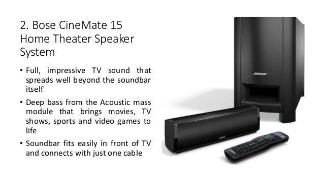 bose cinemate 15 home theater speaker system