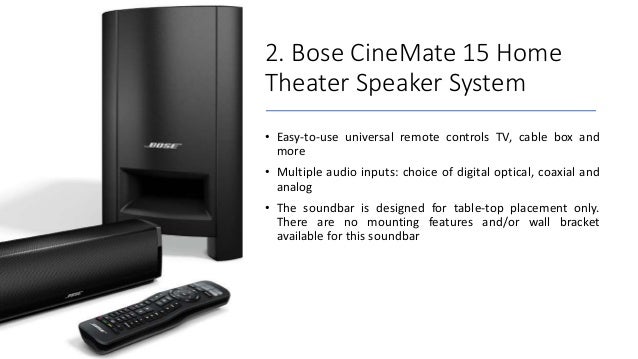 bose cinemate series ii speaker placement