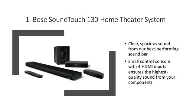 bose soundtouch 130 home theatre system