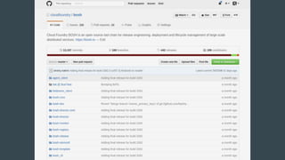 Bosh - Twenty Years of Deployment Lessons in One Tool