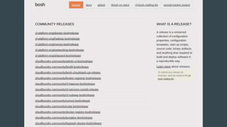 Bosh - Twenty Years of Deployment Lessons in One Tool