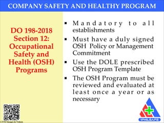 bosh orientation for all employees of the company | PDF