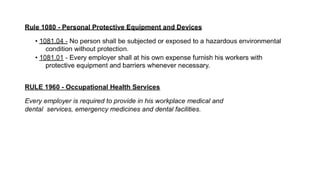 BASIC OCCUPATIONAL SAFETY AND HEALTH MODULE 3 GOVERNMENT POWERS | PDF
