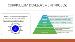 CURRICULUM DEVELOPEMENT PROCESS
3
 
