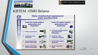 KBTEM –OMO Belarus
Tuesday,
February 28, 2017
26
 