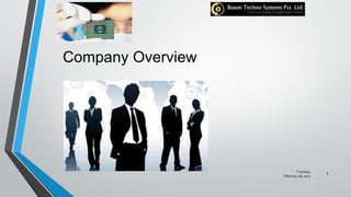 Company Overview
Tuesday,
February 28, 2017
3
 