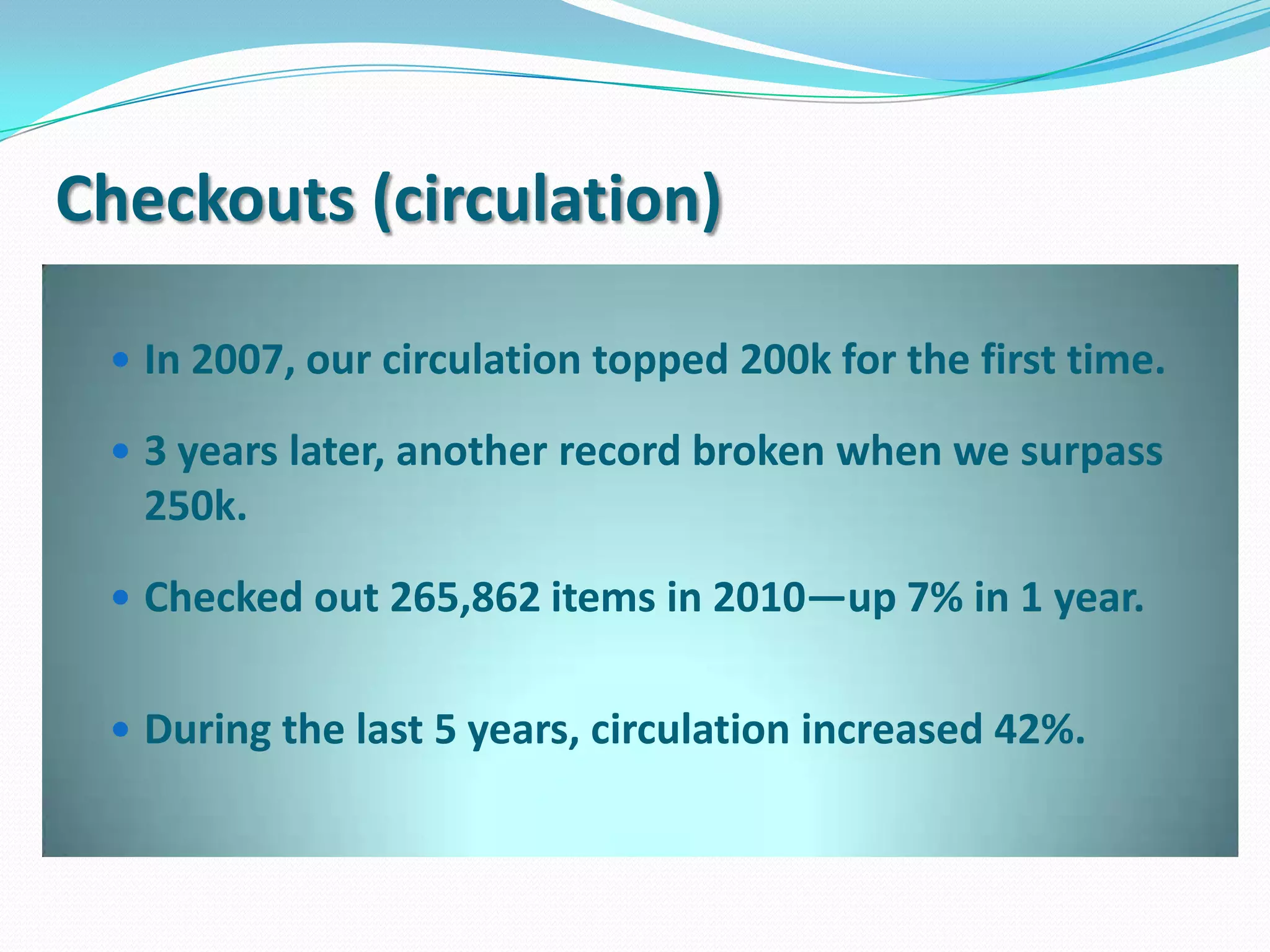 Library Page Anne Zahn retired after 11 yrs.