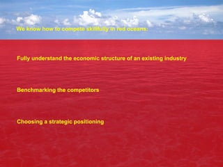 Introduction to Blue Ocean Strategy