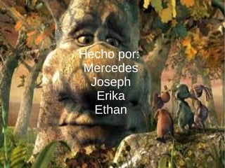 Hecho por:
Mercedes
Joseph
Erika
Ethan
 