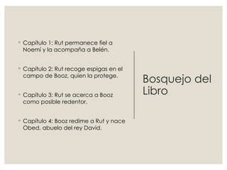 Bosquejo De Rut bosquejo_rut con informacion teologica . | PPTX