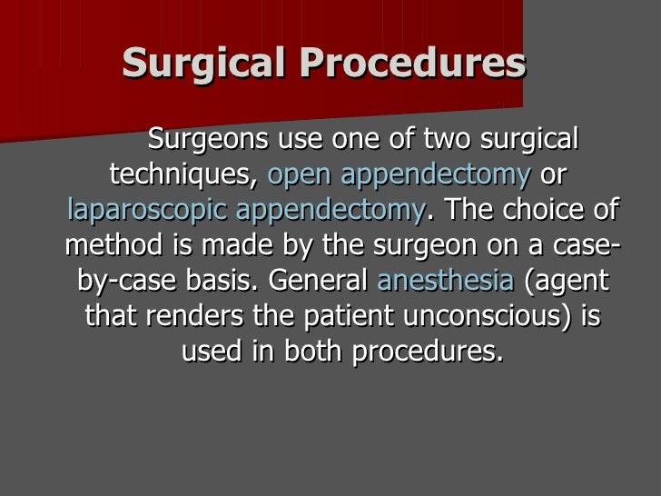 Appendectomy