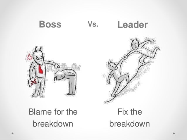 breakdown v leader vs Boss breakdown v leader vs Boss