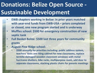 2017 Belize Open Source - Sustainable Development and Engineers Without Borders-USA (EWB-USA) in northern Belize