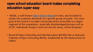 BOSSE open school education board new.pptx