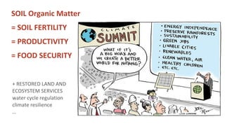 Soil Organic Matter for Climate Change Mitigation: Boon or Bane for Food Security