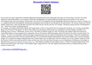 Bossypants Chapter Summary | PPT
