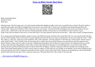 Bossypants Chapter Summary | PPT