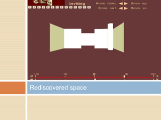Rediscovered space
 
