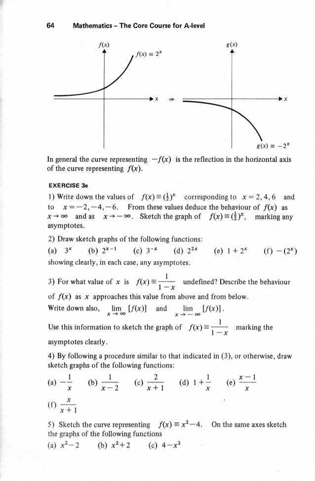Bostock And Chandler Chapter3 Functions