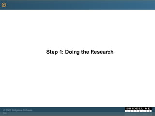 Step 1: Doing the Research 