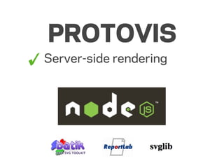 PROTOVIS
Server-side rendering
 